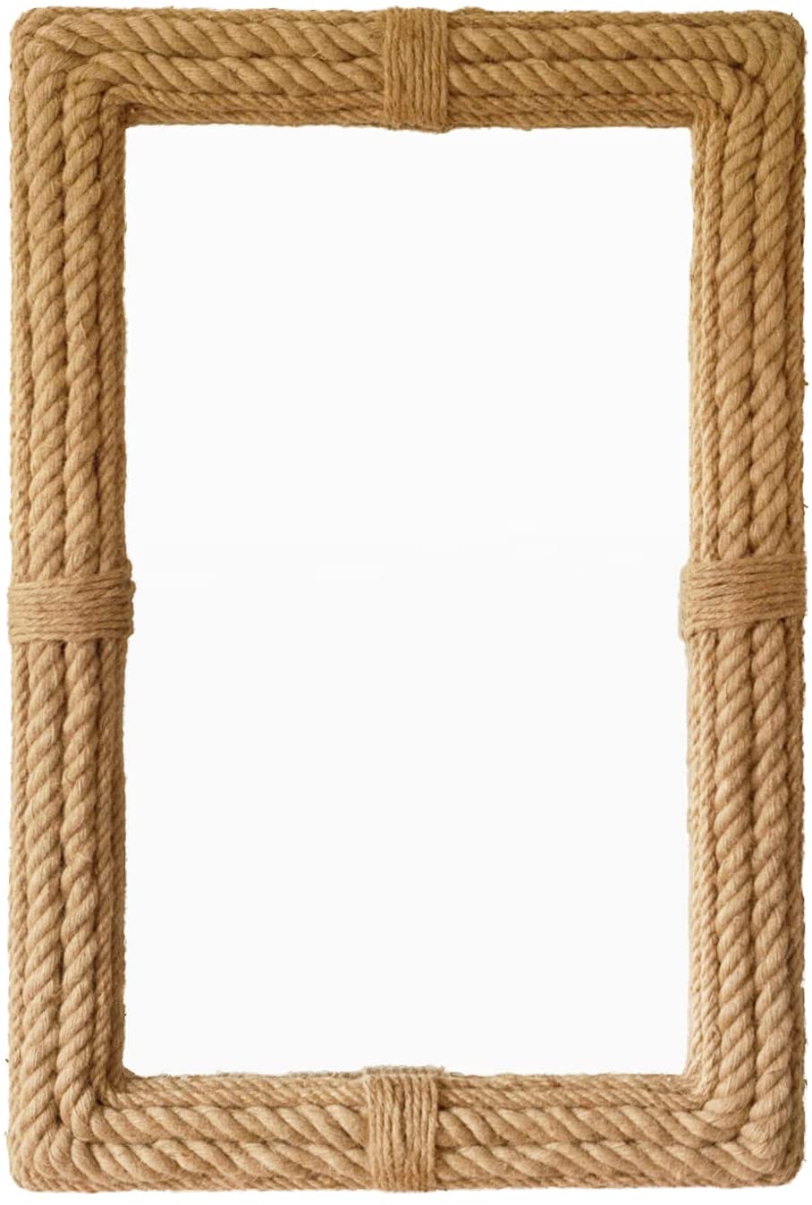 Seniya Jute Rope Rectangular Mirror