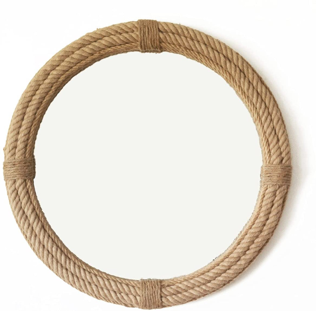 Seniya Jute Rope Round Mirror