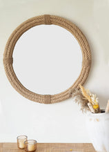 Load image into Gallery viewer, Seniya Jute Rope Round Mirror
