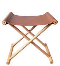 Load image into Gallery viewer, Nelson Saddle Vegan Leather Stool
