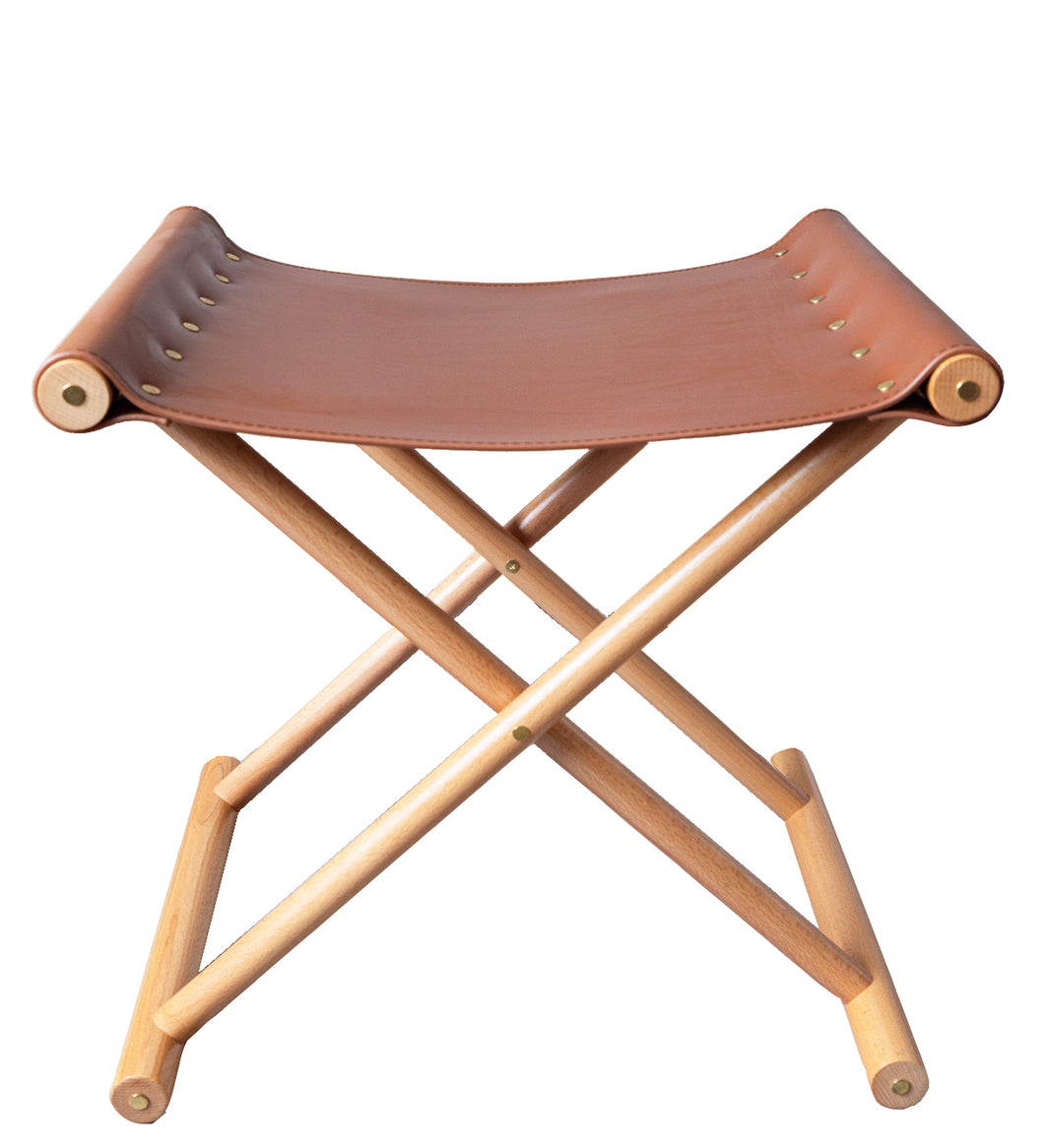 Nelson Saddle Vegan Leather Stool